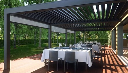 Los pabellones al aire libre se están volviendo más inteligentes y ecológicos.